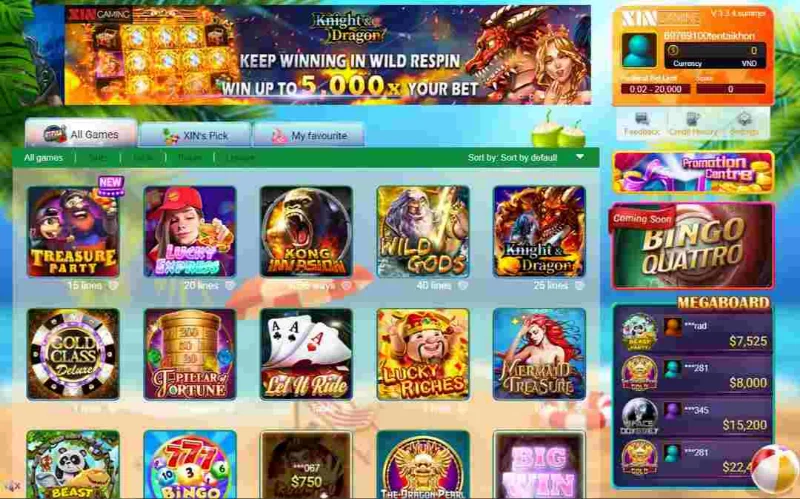 All slot games are built with great graphics and a bright