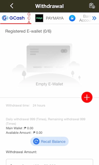 📌 Step 1: Access Withdrawal Options and Choose a Withdrawal Method