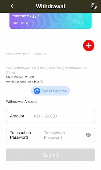 📌 Step 3: Enter the Amount and Confirm the Transaction